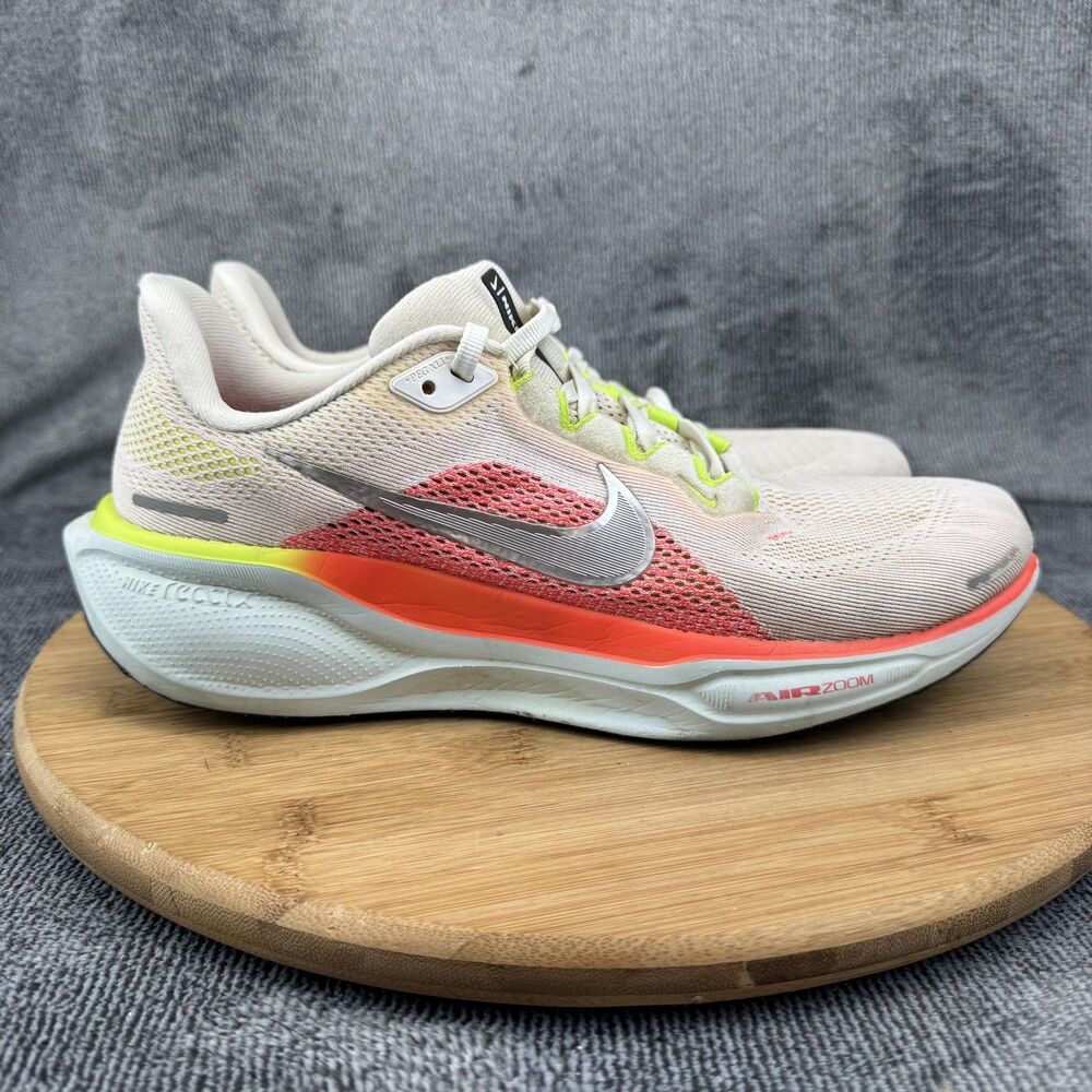 Nike ZoomX Running Shoes Womens Size 8.5 Beige Pink Volt Sneakers FD2723-100